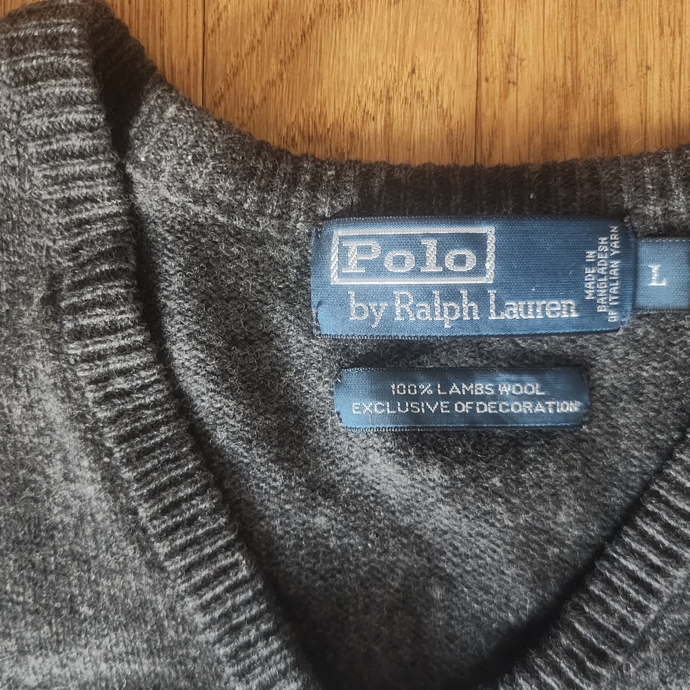 Polo by Ralph Lauren Gray Men's Sweater